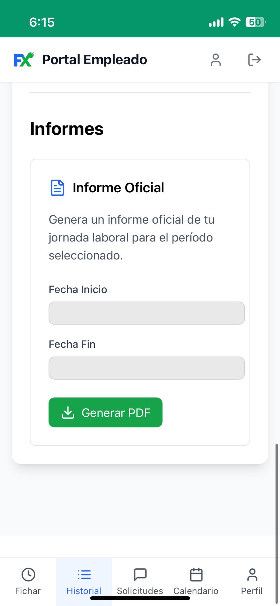 Portal Empleado